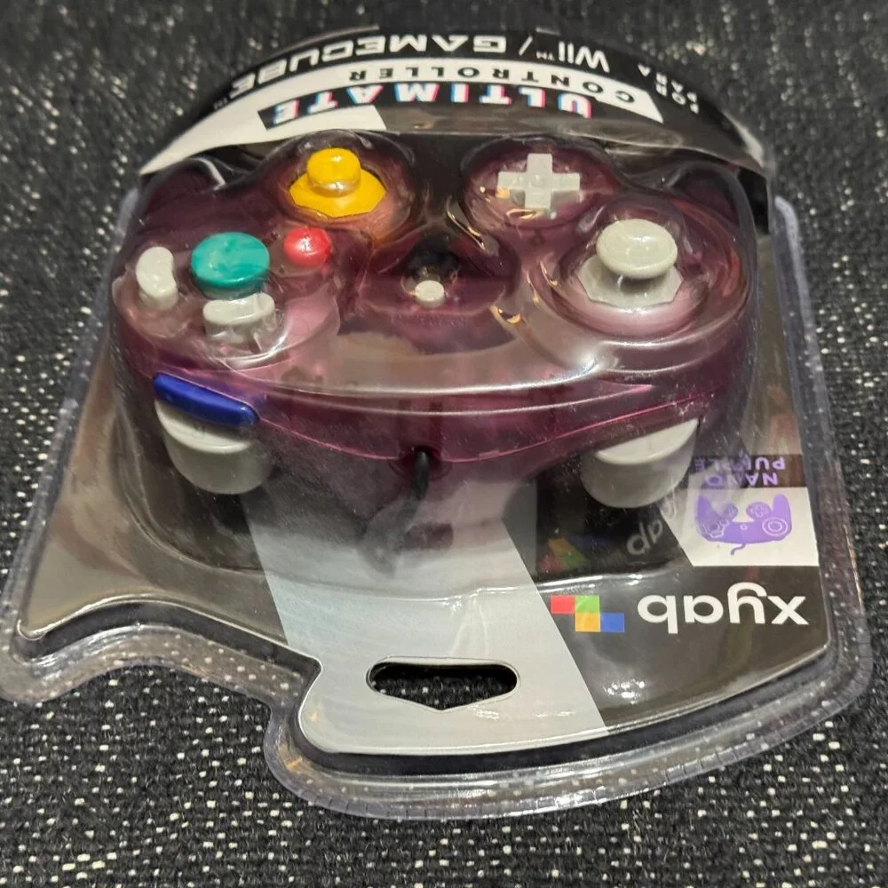 XYAB Ultimate Joystick Controller for Nintendo® Wii™/GameCube™, Nano Purple